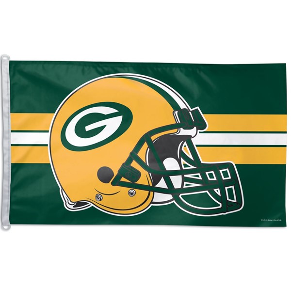 Green Bay Packers (New Helmet) 3x5ft Flag